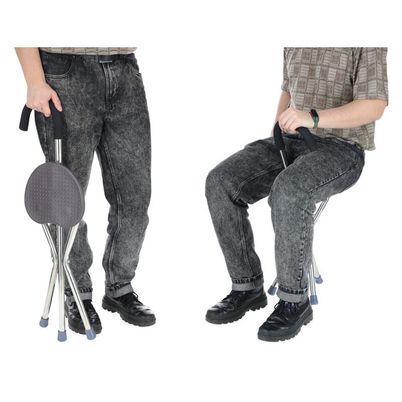 Vycházková hůl se sedadlem UNIZDRAV