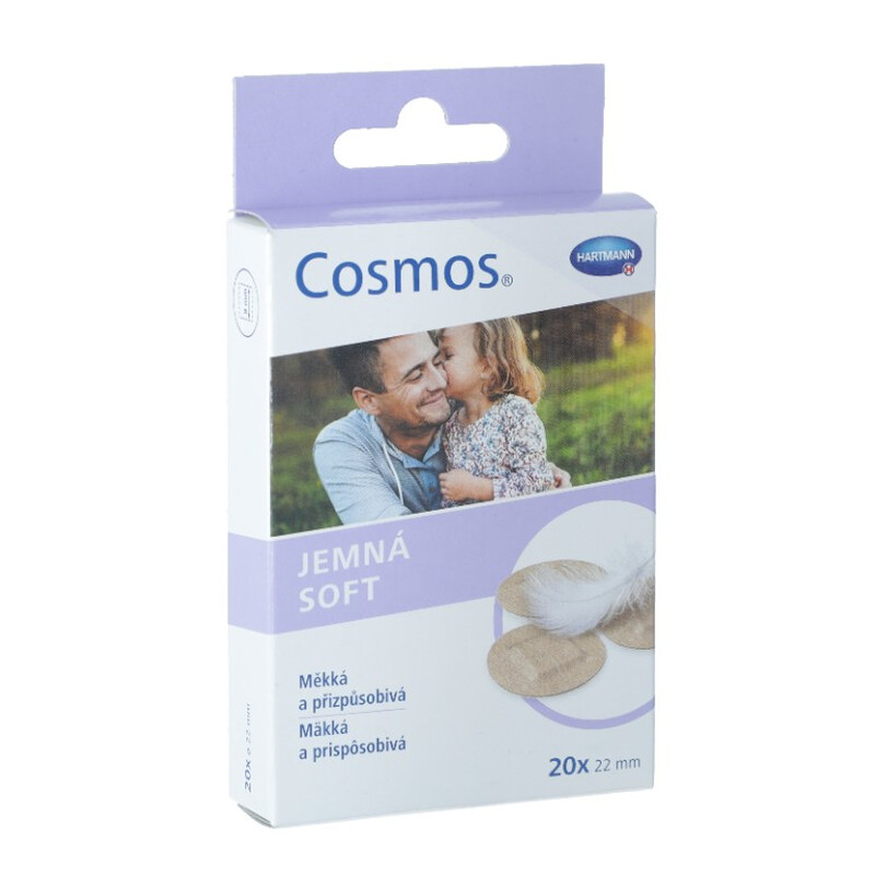 Cosmos Soft jemná náplast na rány, 20 ks