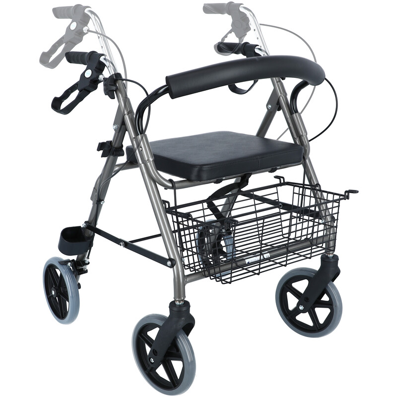 Čtyřkolka odlehčená, šedá