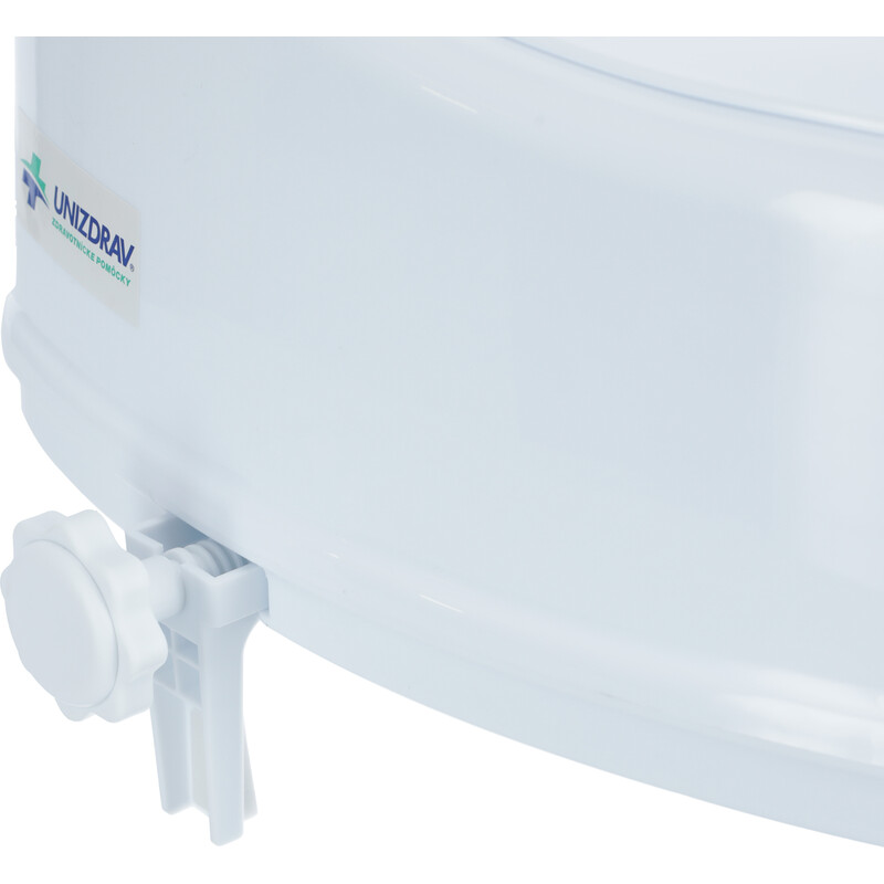 Zvyšovač WC s příklopem, 15 cm