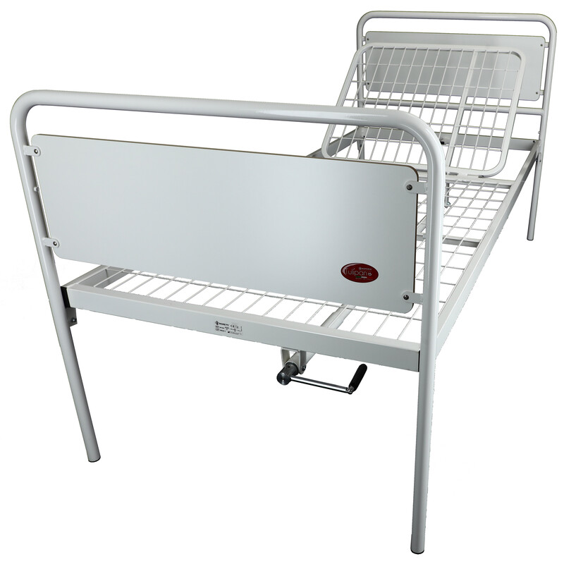 Polohovací postel mechanická - dvoudílná