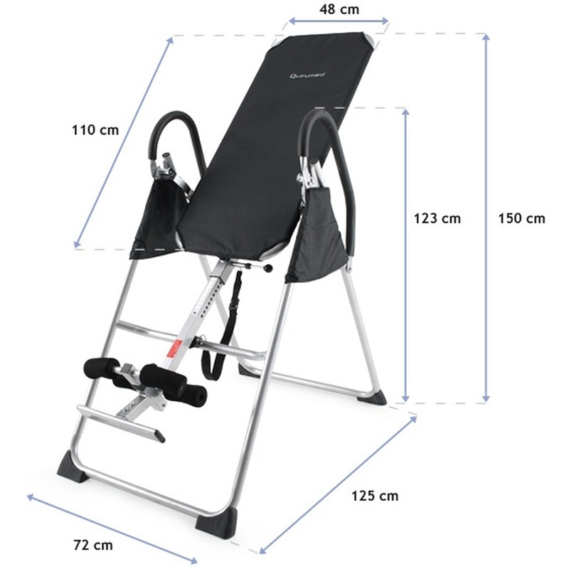 Inverzní stůl – rehabilitační lavice