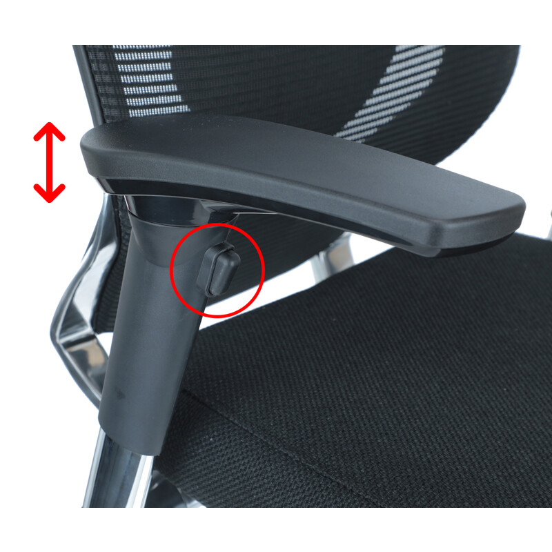 Ergonomická židle Office, černá