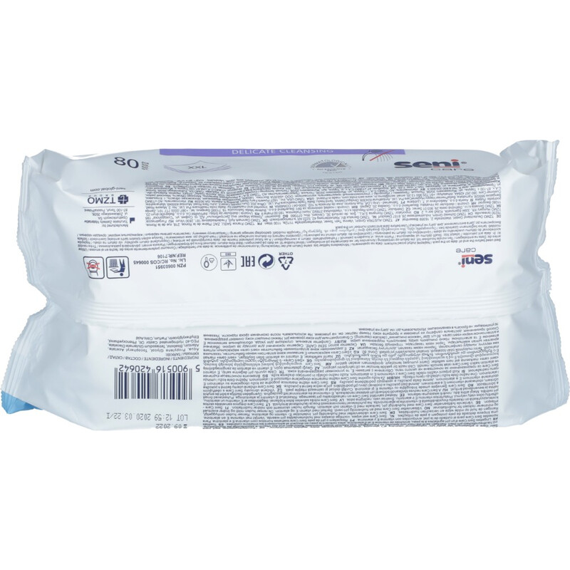 SENI CARE vlhčené ubrousky, 80 ks