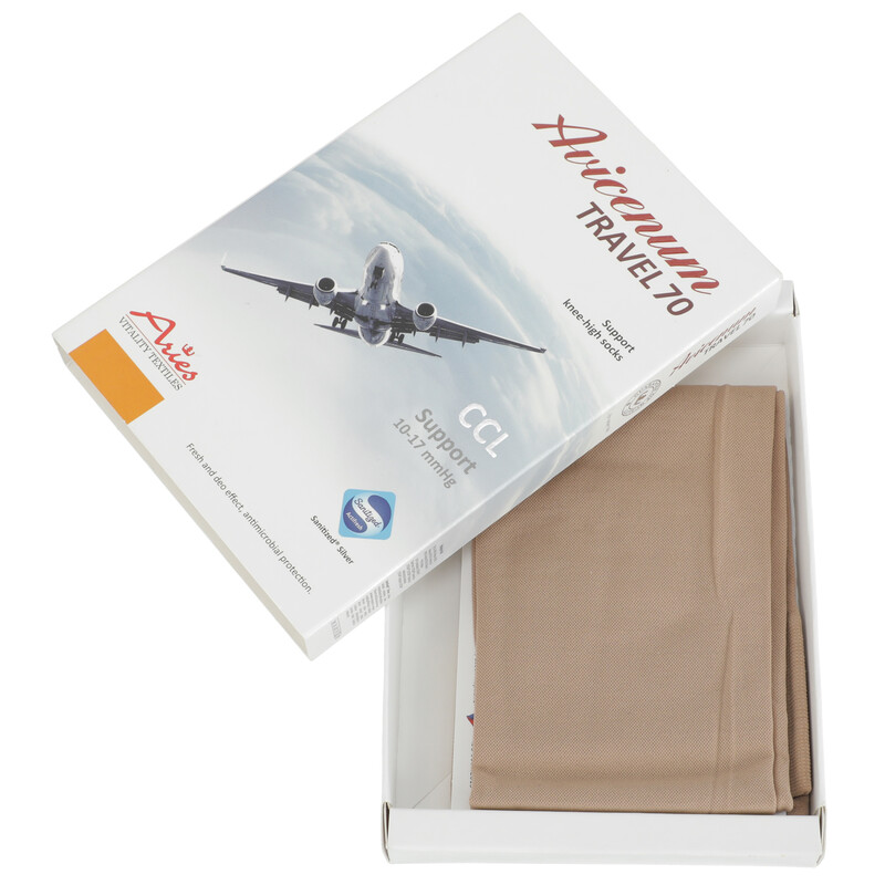 Avicenum TRAVEL 70 - podpůrne cestovní podkolenky, tělové
