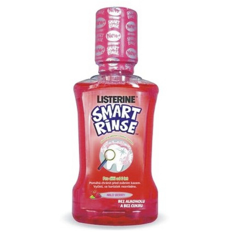 Ústní voda pro děti - LISTERINE Smart Rinse Mild Berry, 250 ml