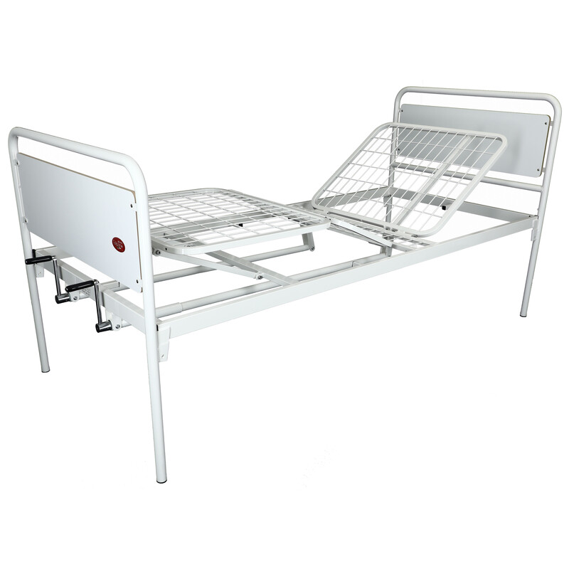 Polohovací postel mechanická - čtyřdílná