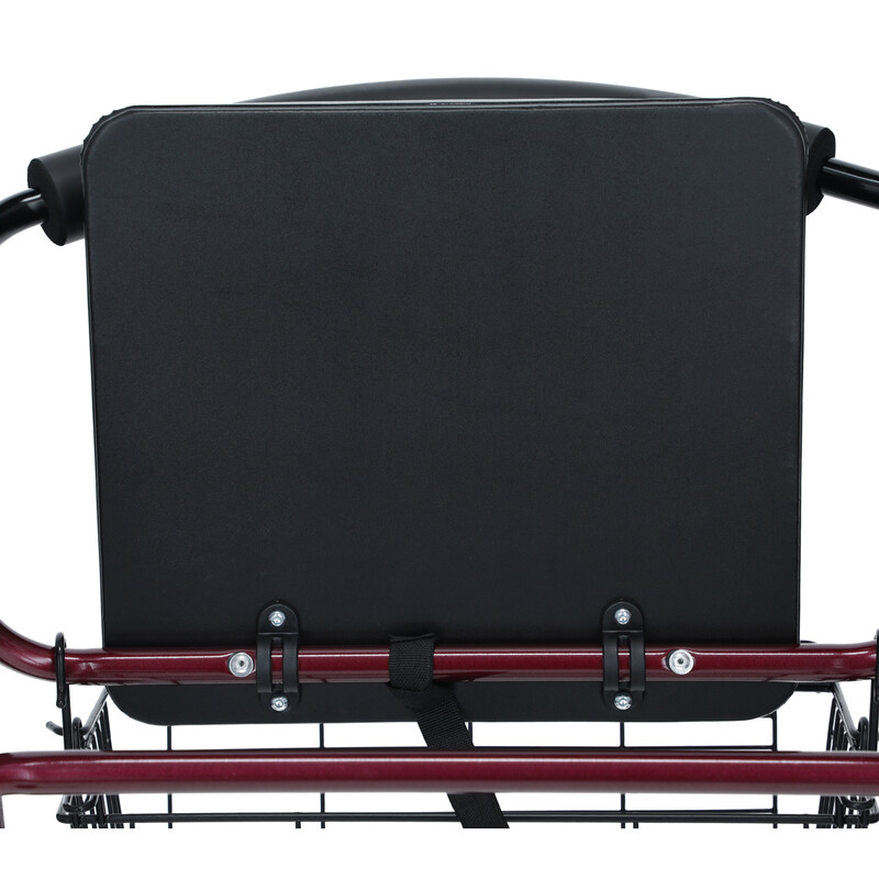 Odlehčené pojízdné chodítko UNIZDRAV, bordó