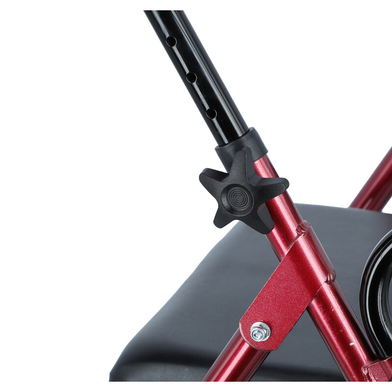 Odlehčené pojízdné chodítko UNIZDRAV, bordó