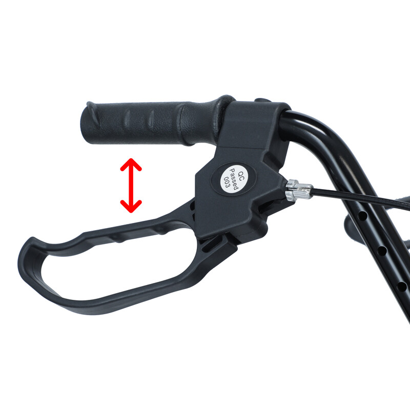 Odlehčené pojízdné chodítko UNIZDRAV, bordó