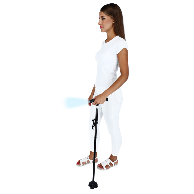 Skládací hůl s osvětlením UNIZDRAV