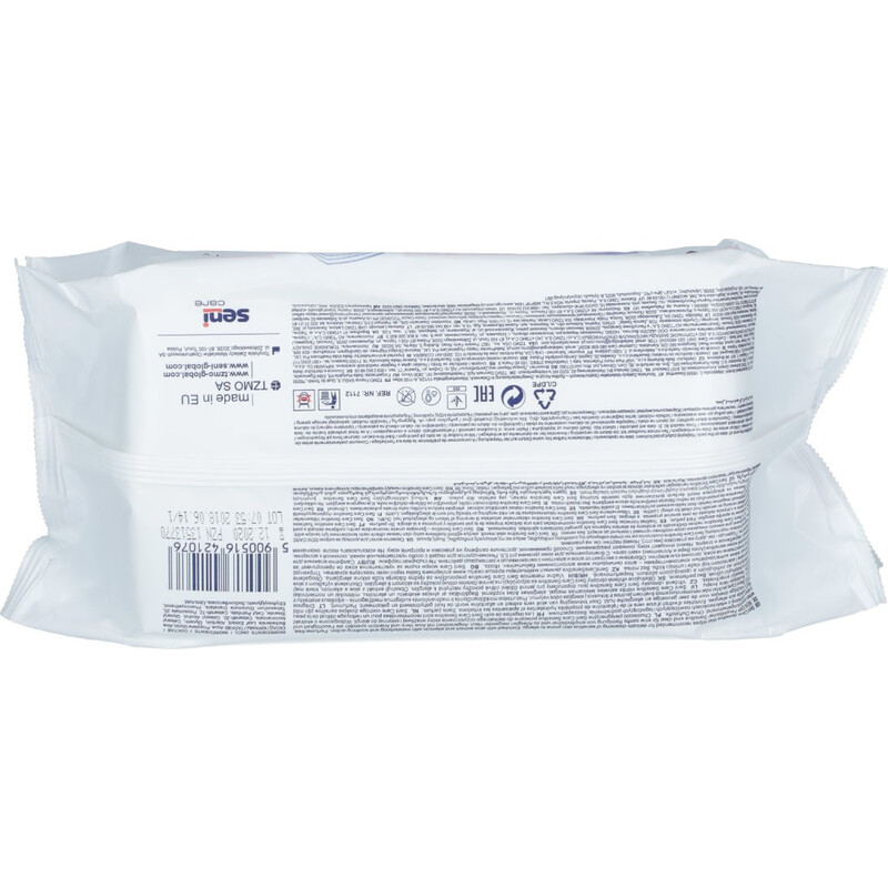 SENI CARE vlhčené ubrousky Sensitive, 68 ks