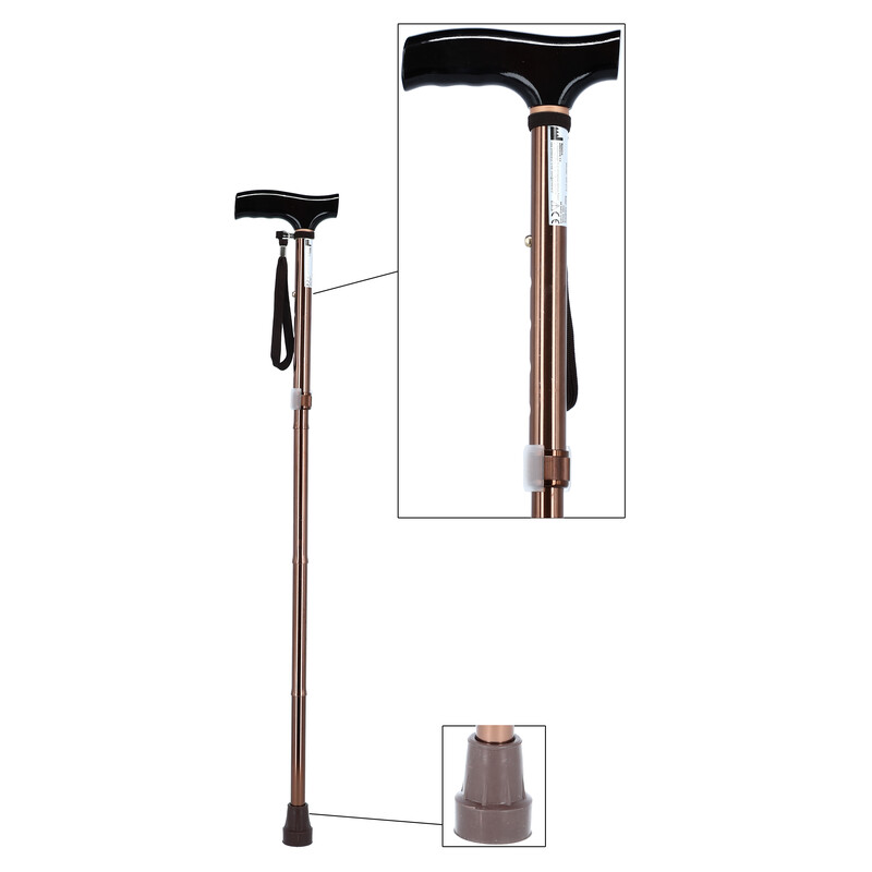 Skládací hůl - bronz