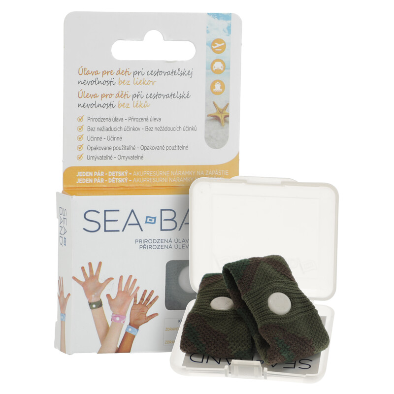 Akupresurní náramek proti nevolnosti pro deti SEA BAND