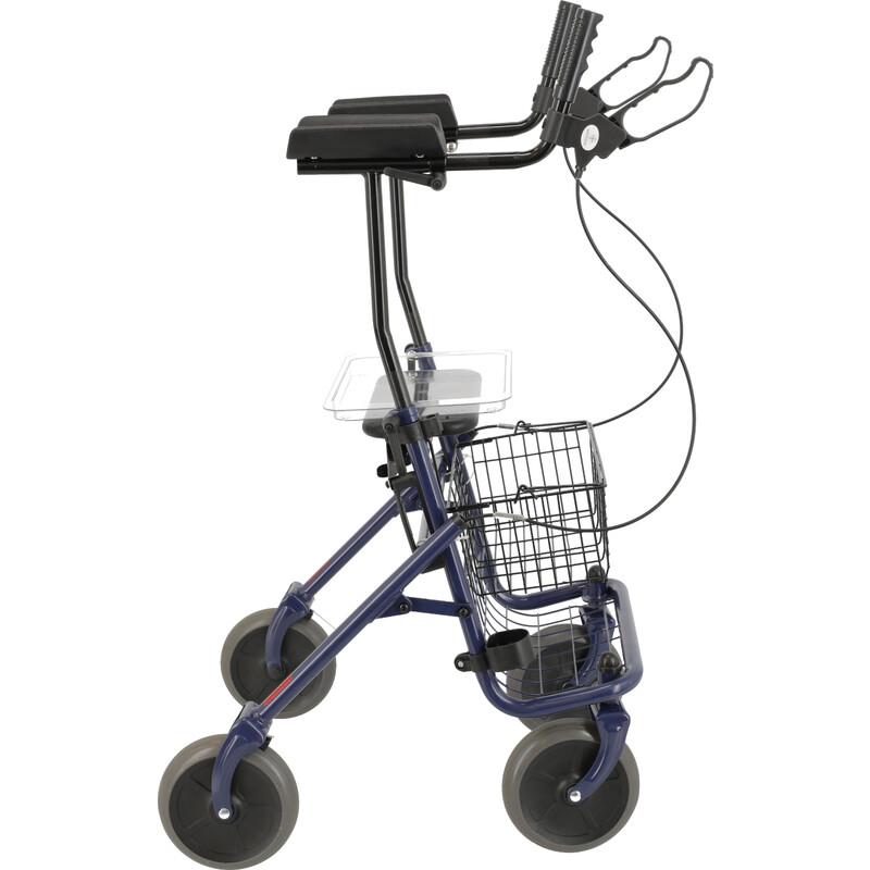 Pojízdné chodítko s prodlouženými loketními opěrkami