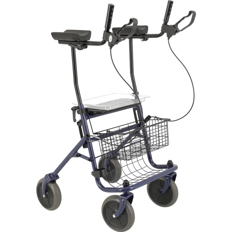 Pojízdné chodítko s prodlouženými loketními opěrkami