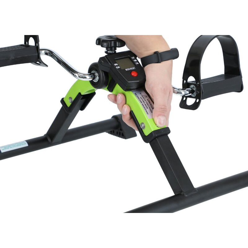 Šlapací trenažér s počítadlem, zelený