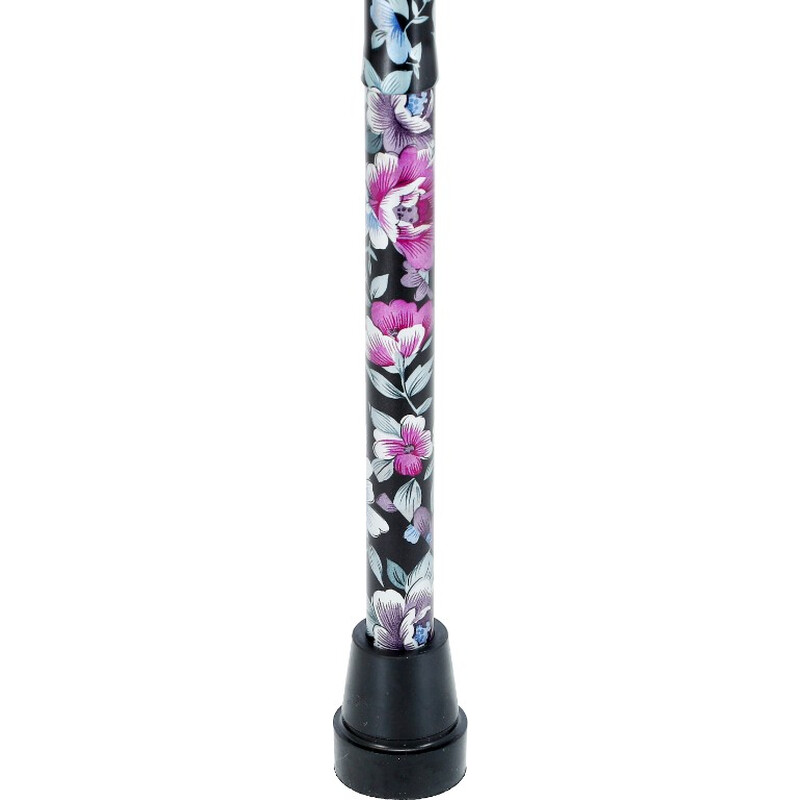 Skládací hůl květovaná