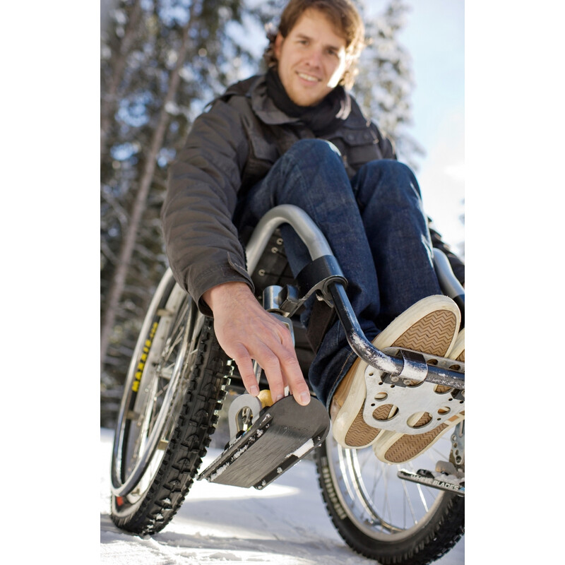 Minilyže na invalidní vozík