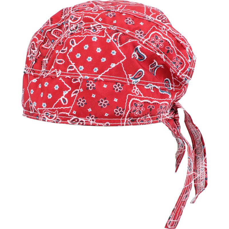 Chladíci šátek na hlavu, červený