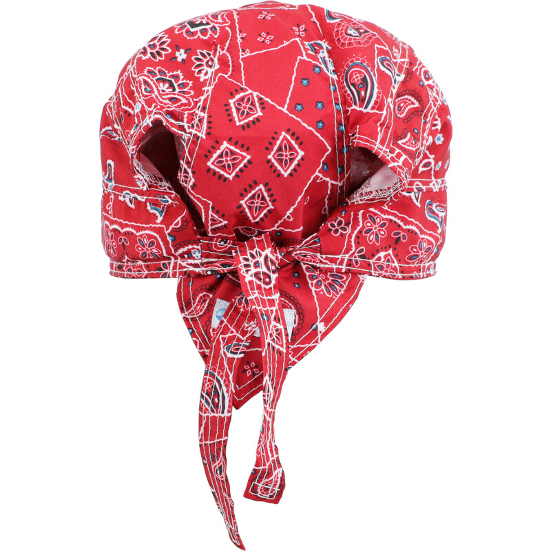 Chladíci šátek na hlavu, červený