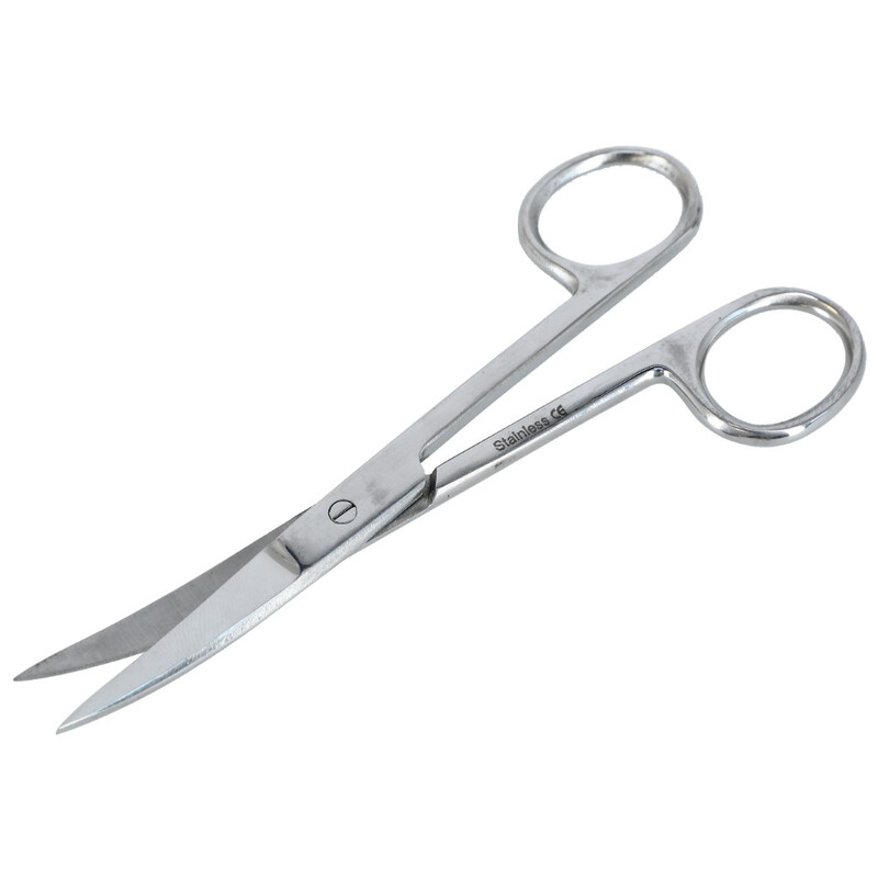 Nůžky zahnuté hrotnaté, 14cm