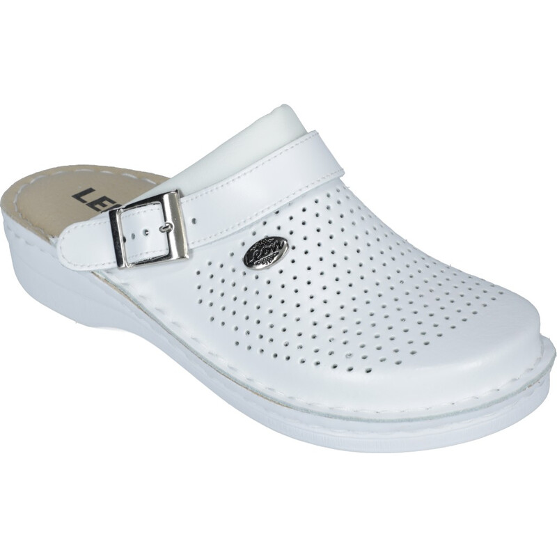 Zdravotní ortopedická obuv Leon V202 bílá