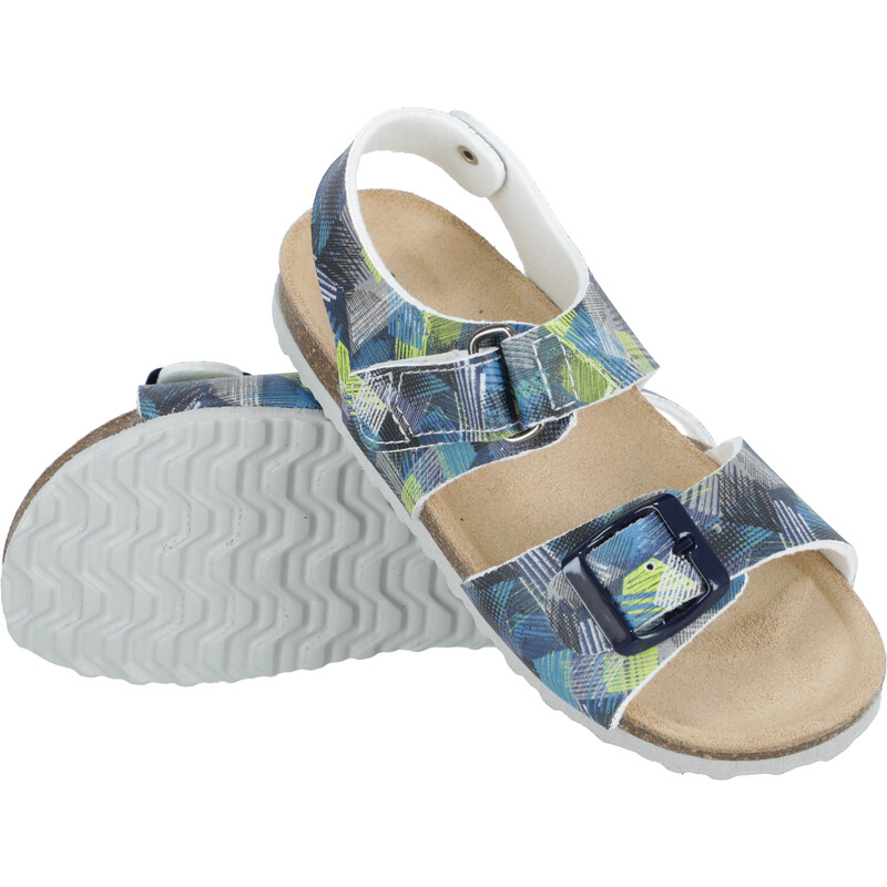 Dětská ortopedická obuv – typ 97 modro-zelená