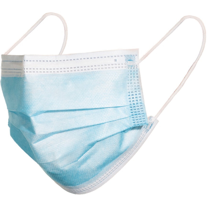 Rouška na tvář s gumičkou - chirurgická, 10 ks