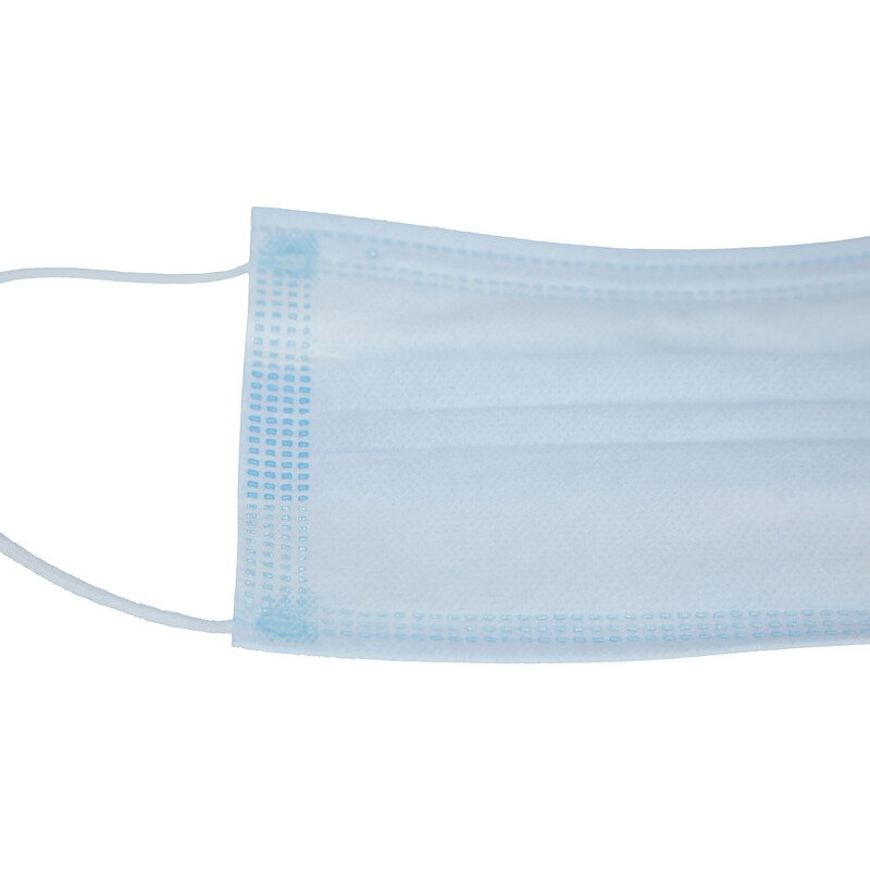 Rouška na tvář s gumičkou - chirurgická, 10 ks