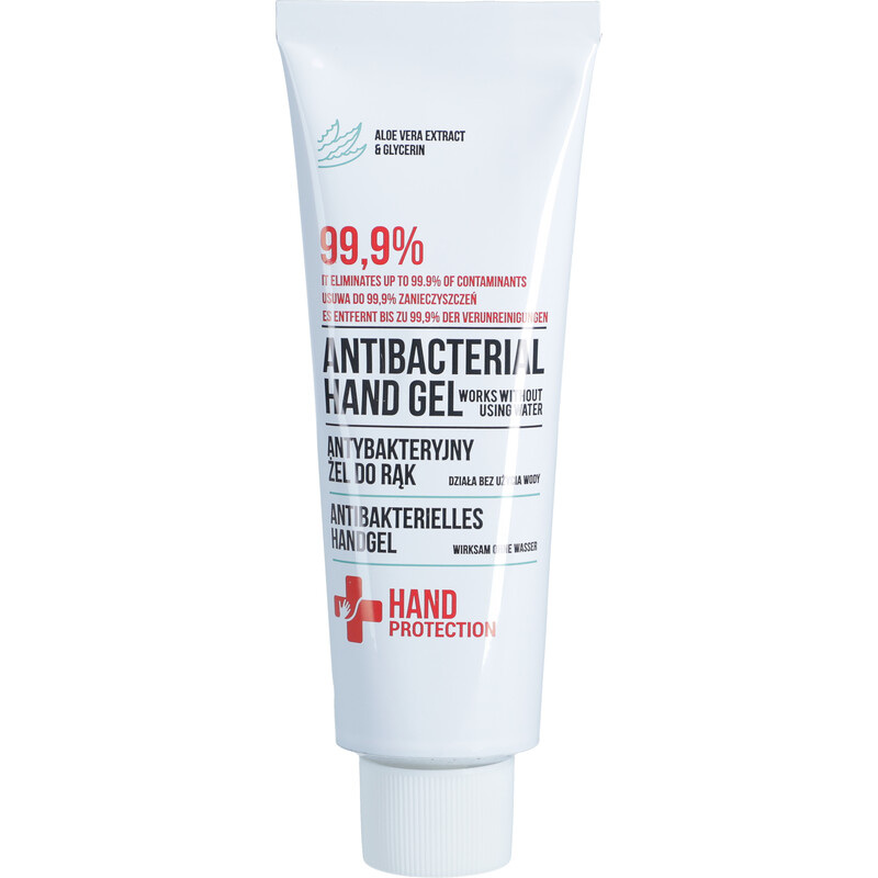Antibakteriální gel na ruce s aloe vera, 100 ml