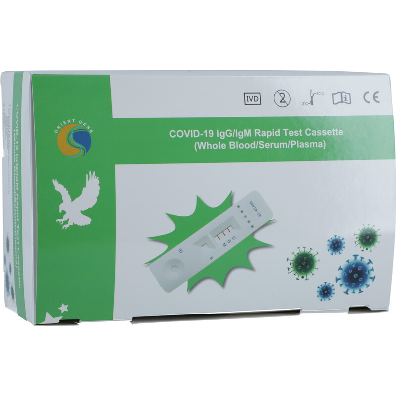 VÝPRODEJ Rychlotest na protilátky po očkování a překonání COVID-19, 1 ks, 25 ks balení