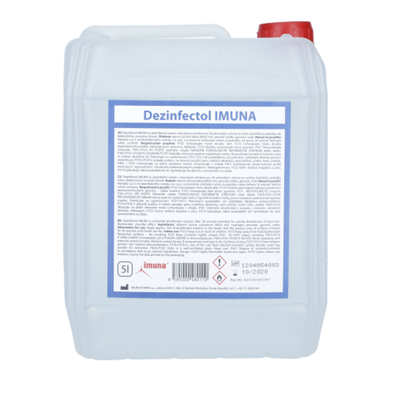 Dezinfekční roztok Dezinfectol IMUNA, 5l