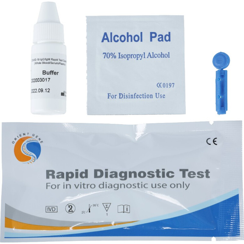 VÝPRODEJ Rychlotest na protilátky po očkování a překonání COVID-19, 1 ks