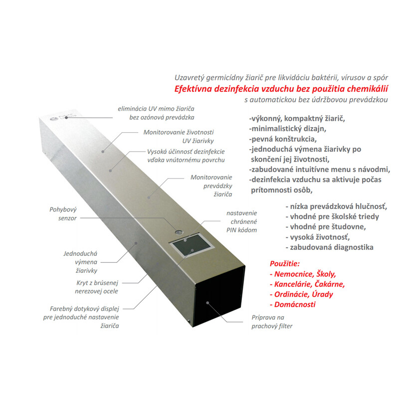 Germicidální zářič G2 36W