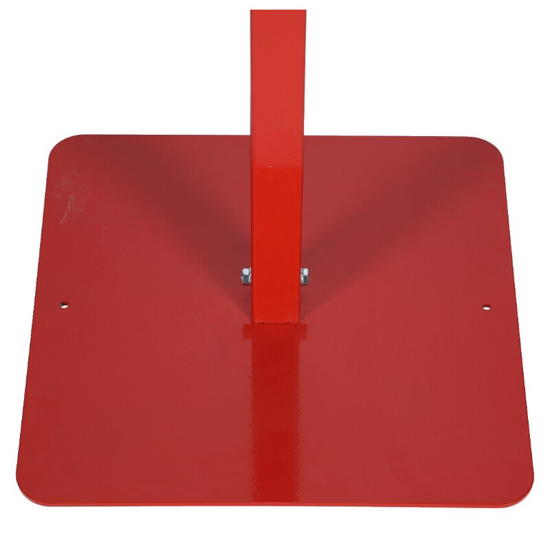 Stojan červený na dezinfekci rukou, 100 cm