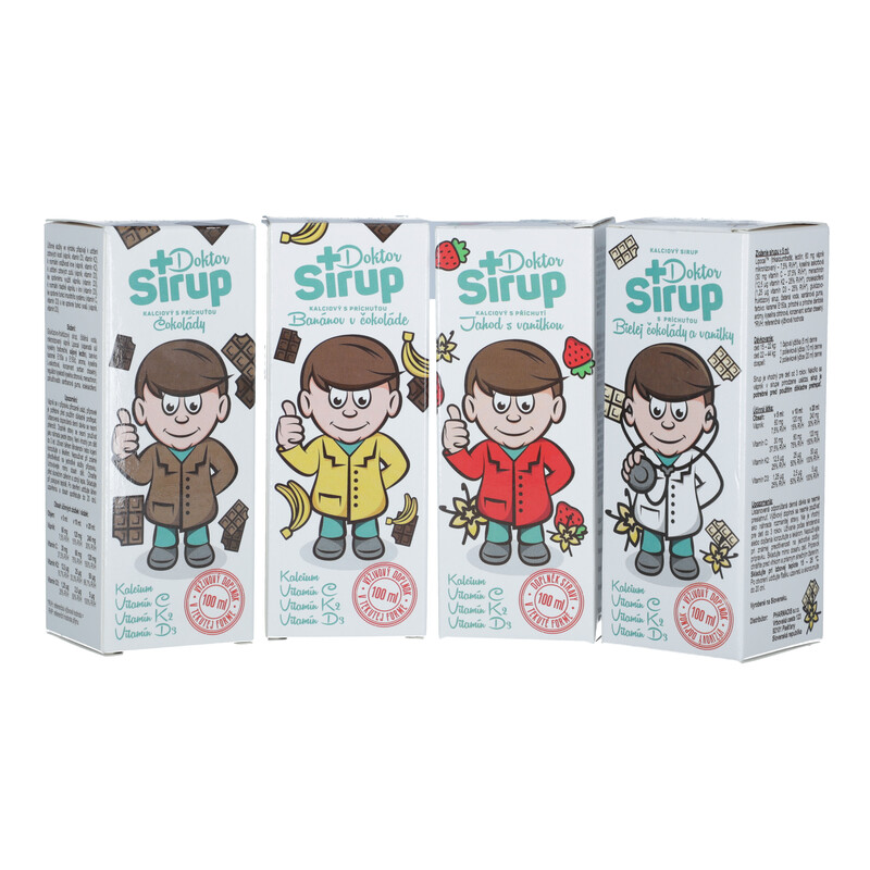 Doktor Sirup – kalciový sirup, 100 ml