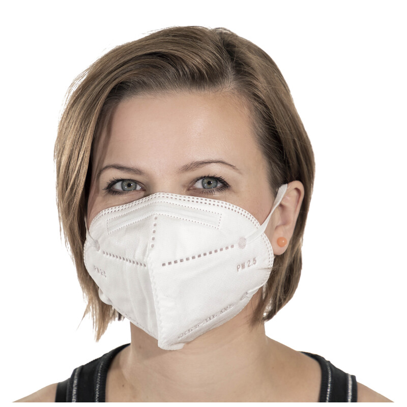 Respirátor KN95 bez výdychového ventilu  (filtrace FFP2)