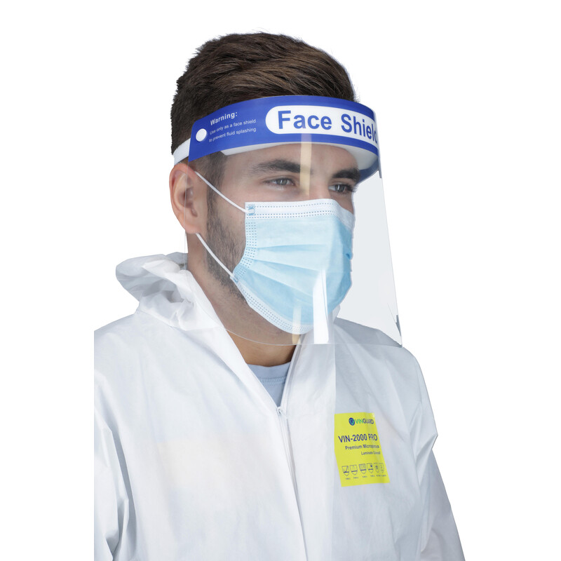 Ochranný štít s gumičkou, 1 ks