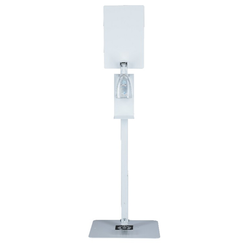 Stojan bílý na dezinfekci rukou s dezinfekčním gelem Me Too, 500 ml