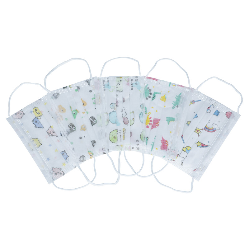 Dětská rouška na tvář s gumičkou, 50 ks