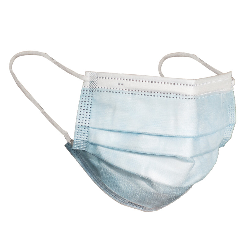 Čtyřvrstvá rouška na tvář s gumičkou - chirurgická, 10 ks