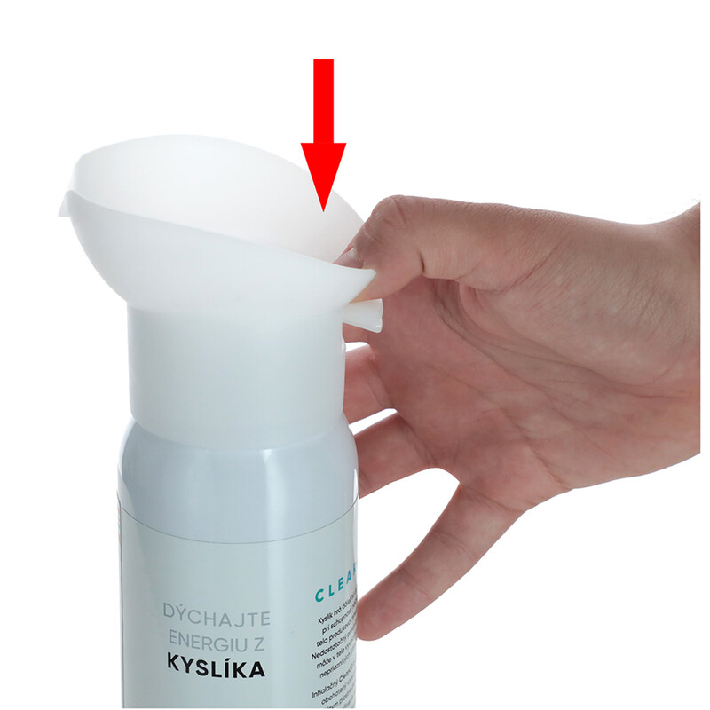 Kyslíková láhev s náustkem ClearO2 Oxygen, 15 l