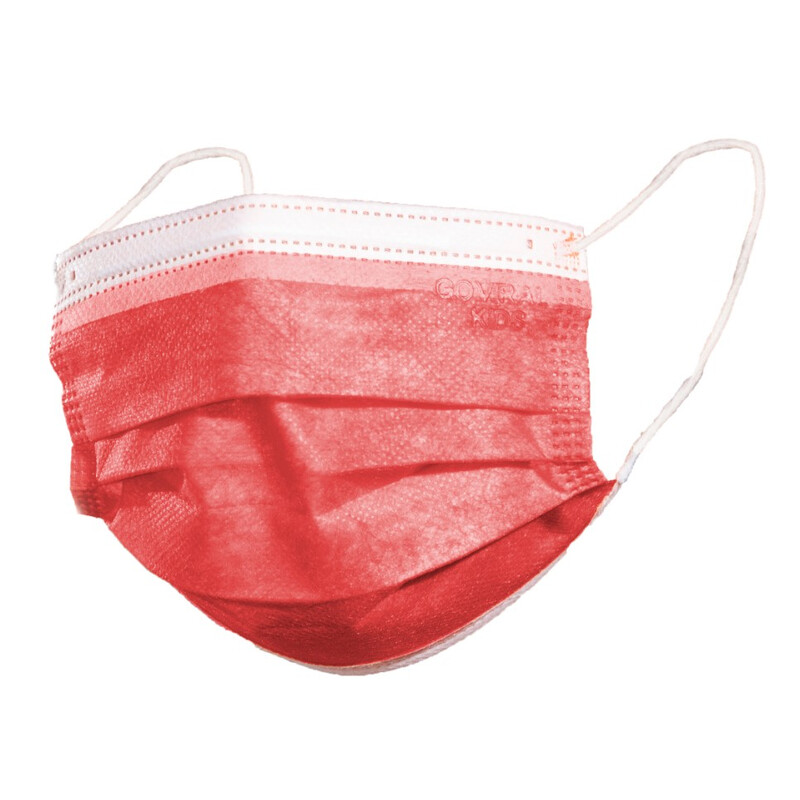 Dětská rouška na tvář s gumičkou barevná, 10 ks