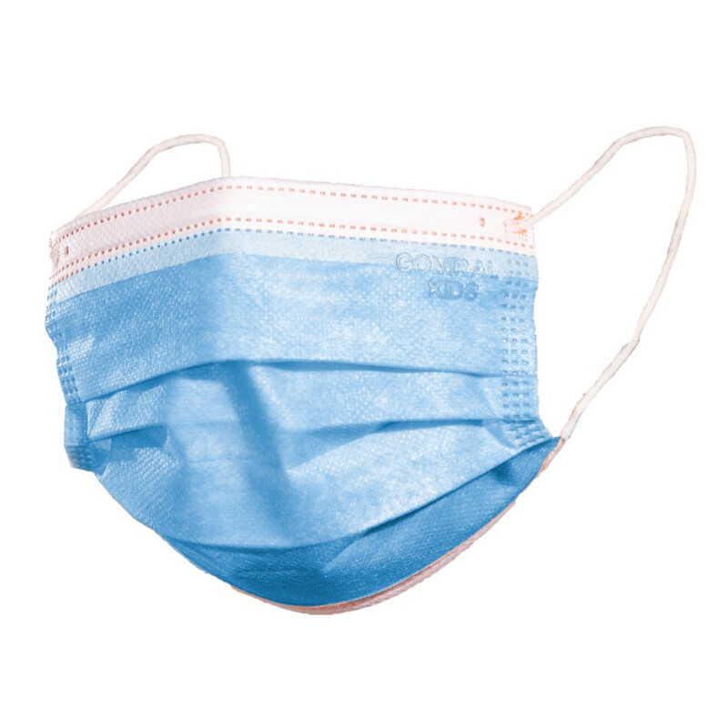 Dětská rouška na tvář s gumičkou barevná, 10 ks