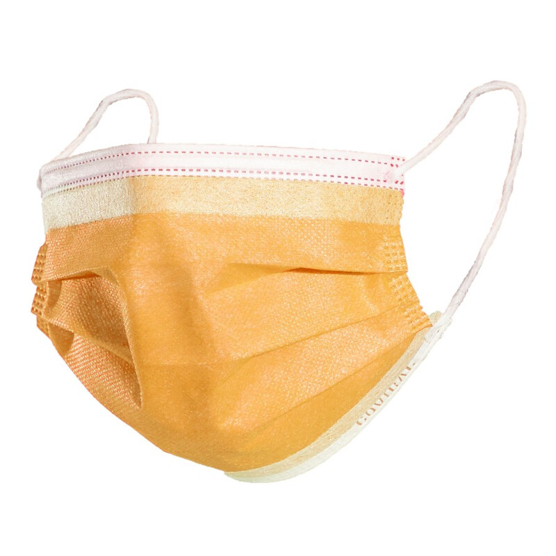 Rouška na tvář s gumičkou – chirurgická barevná, 10 ks