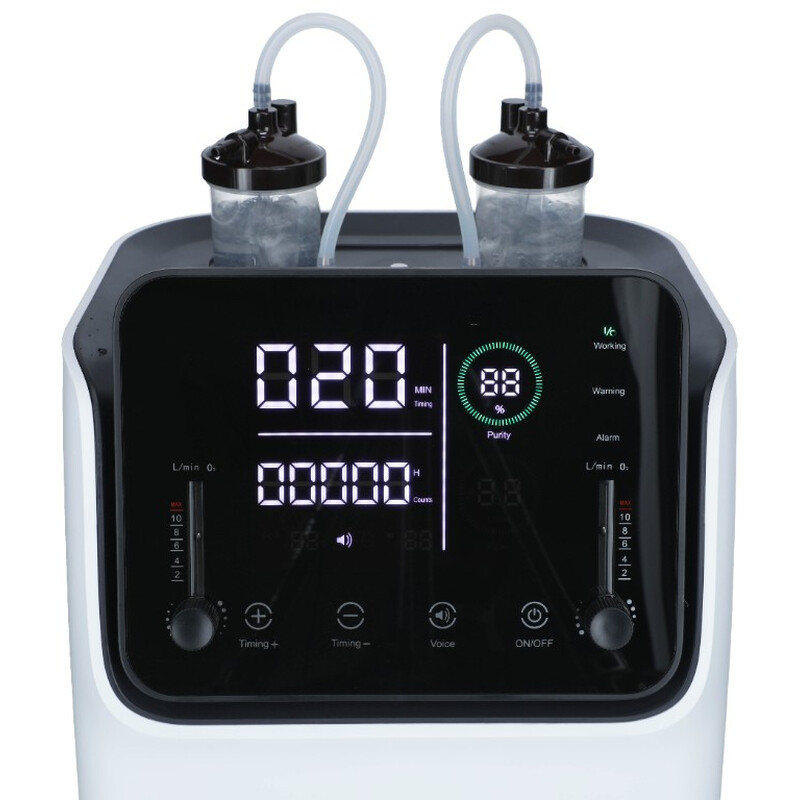 Profesionální kyslíkový koncentrátor pro dva lidi ZY-10FW