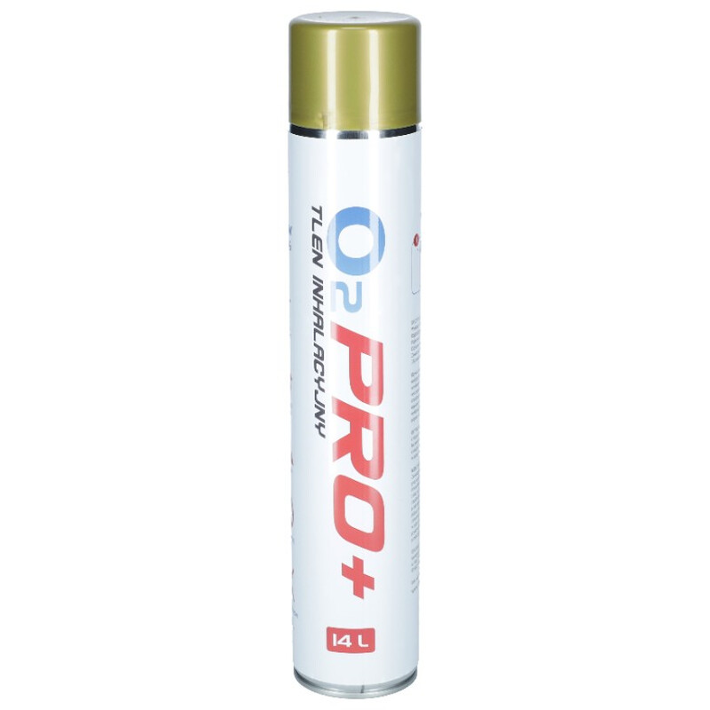Přenosná kyslíková láhev s kyslíkovou maskou O2 OxyPro+, 14 l