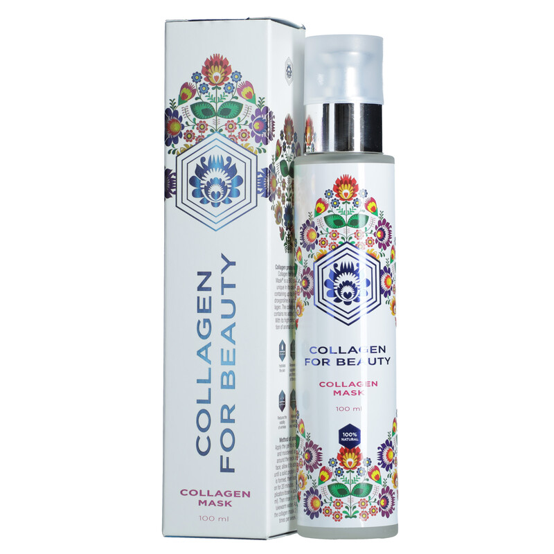 Kolagenová bílkovinná maska Collagen For Beauty – Folklór