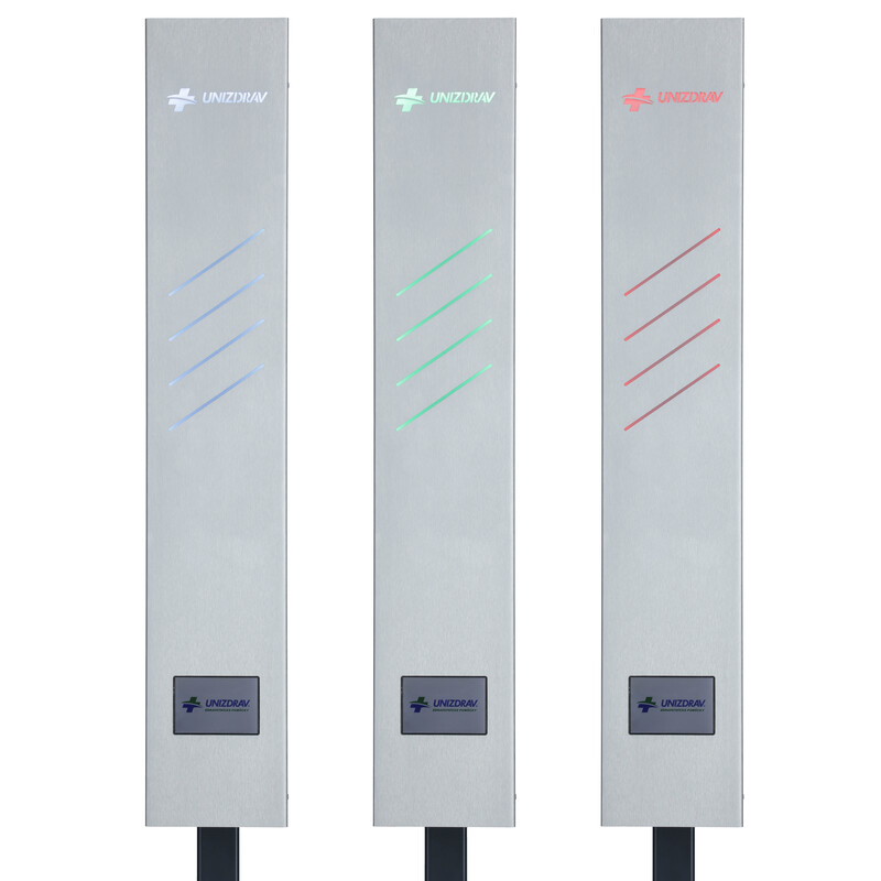 Germicidní zářič UNIZDRAV s displejem uzavřený mobilní